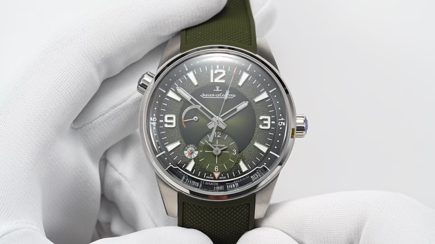 Jaeger-LeCoultre Polaris Stainless steel Gray dial 42 mm GMT / dual time Configuration 2850FA 1:1 Superclone