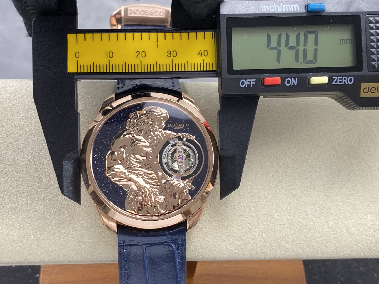 14042-766e054915a7cdfa76dece3c2ad0154345ea3d1bfa8f34ae4d0e277c6bf6b40f Jacob & Co. Astronomia Leather strap Tourbillon Configuration E26ABE 1:1 Superclone