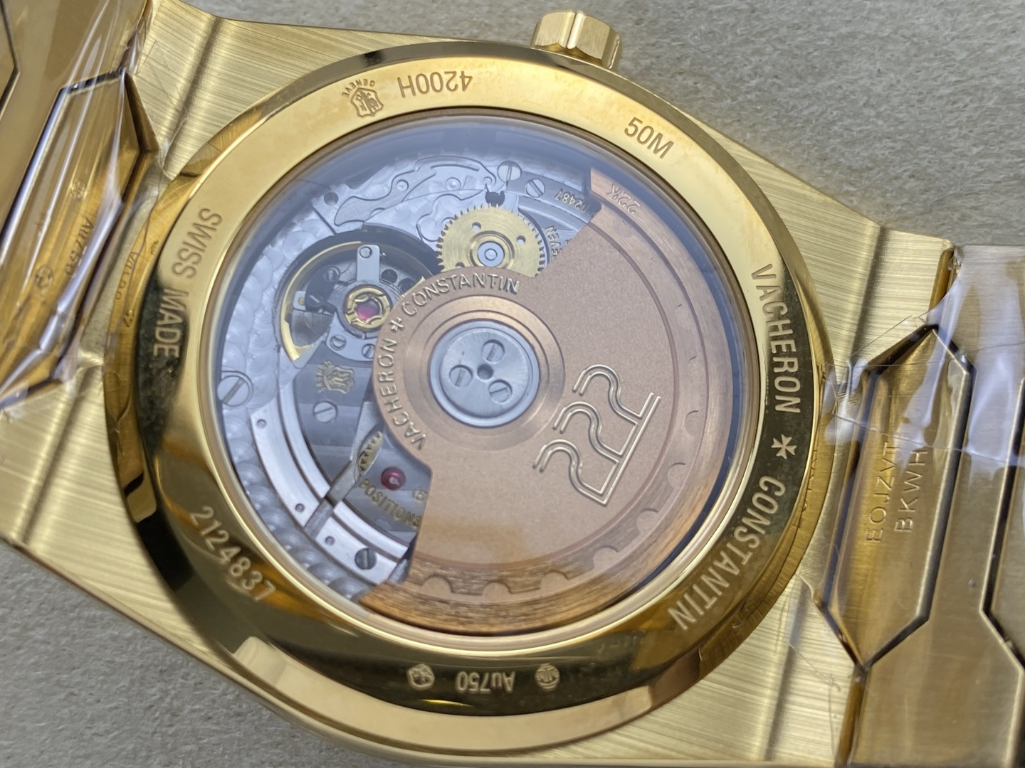 11422-7e210b5100c26700478c8cf77c375c6edbc7494a29375c0507e18f08eddc8551 Vacheron Constantin Overseas 37 mm PPF Factory Configuration 8F2E12 1:1 Superclone