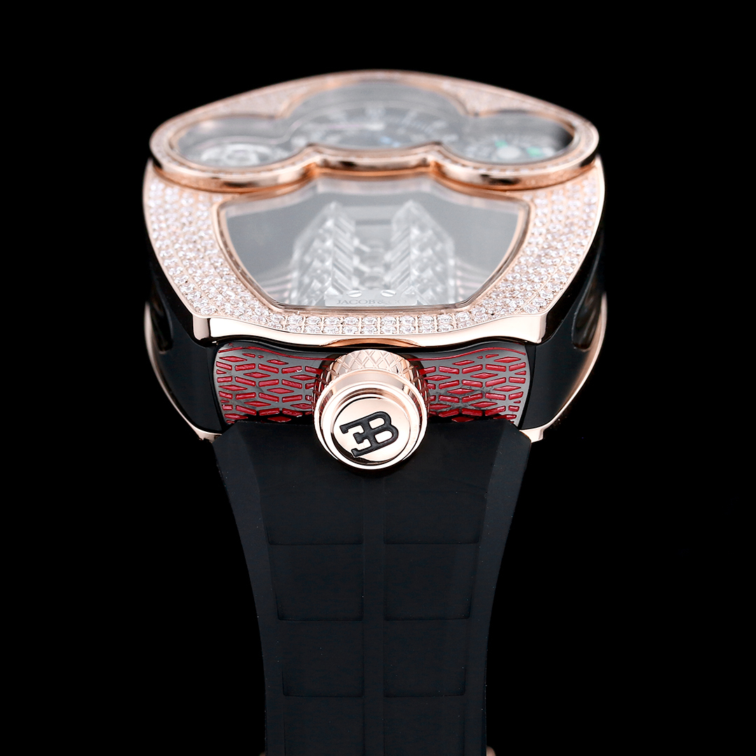 Jacob & Co. Bugatti Chiron Platinum Tourbillon Configuration 26CFEF 1:1 Superclone
