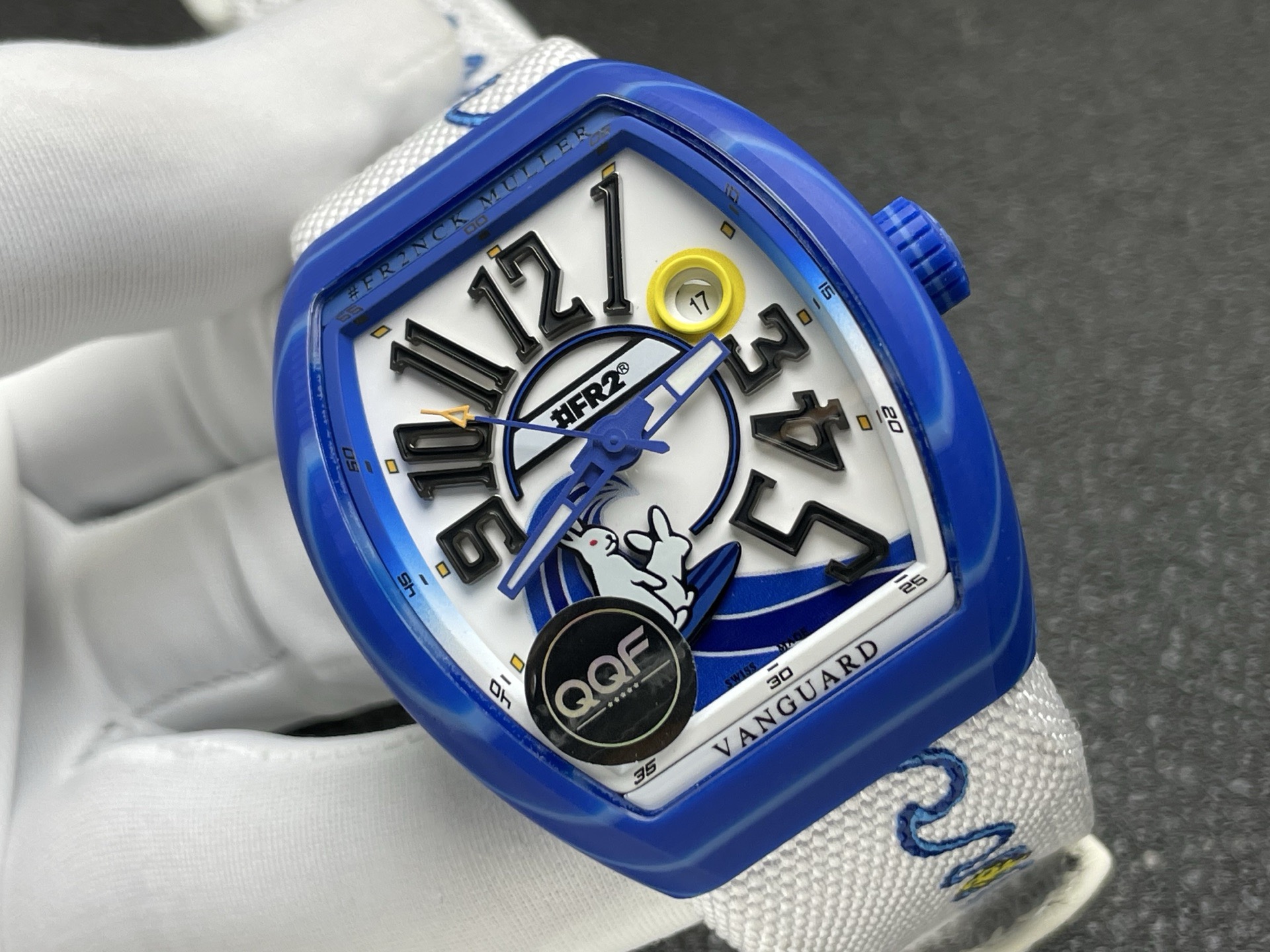 Franck Muller Vanguard V41 Carbon composite 41 mm Date display QQF Factory Configuration F82546 1:1 Superclone