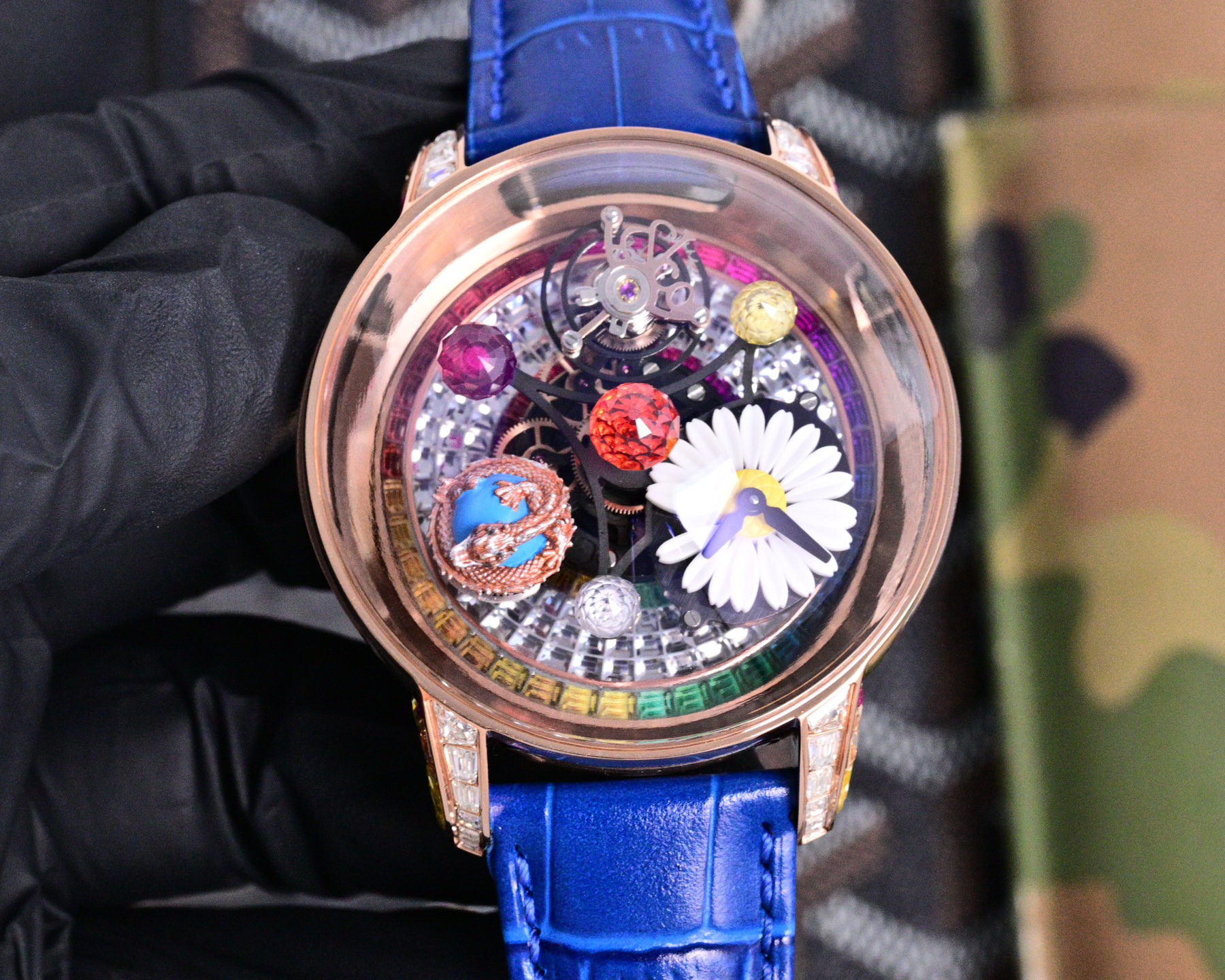 9909-c81f94fdd0a934e4f876719a9eba9b51292270da9f31b7cdc4d8dce6c05d0620 Jacob & Co. Astronomia Rose-gold tone 47 mm Tourbillon Configuration 701B67 1:1 Superclone