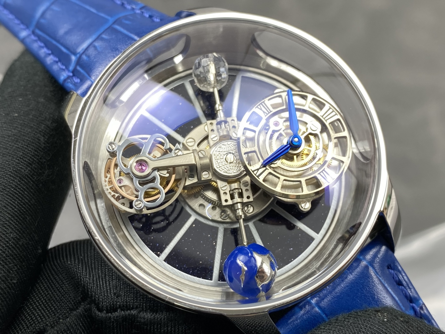 11345-1e3f30cda736a6b37d35db80e032aa22e12026a303d797a247548dcd0e6e87ee Jacob & Co. Astronomia Configuration D18F5D 1:1 Superclone