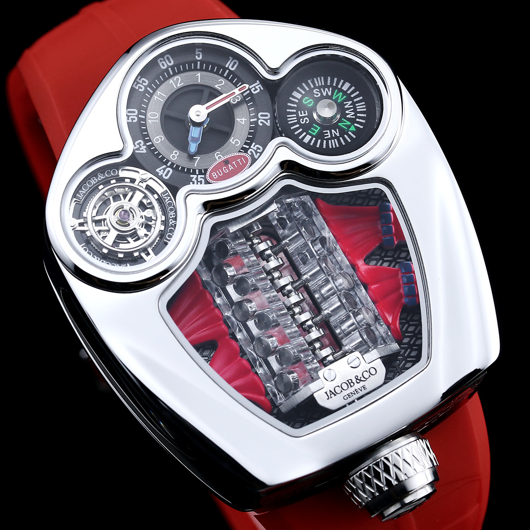13997-0cf8206973b829729f02612b69c47d5ed1e721be89de457812c0ce81d85daff7 Jacob & Co. Bugatti Chiron Platinum Tourbillon Configuration 330162 1:1 Superclone