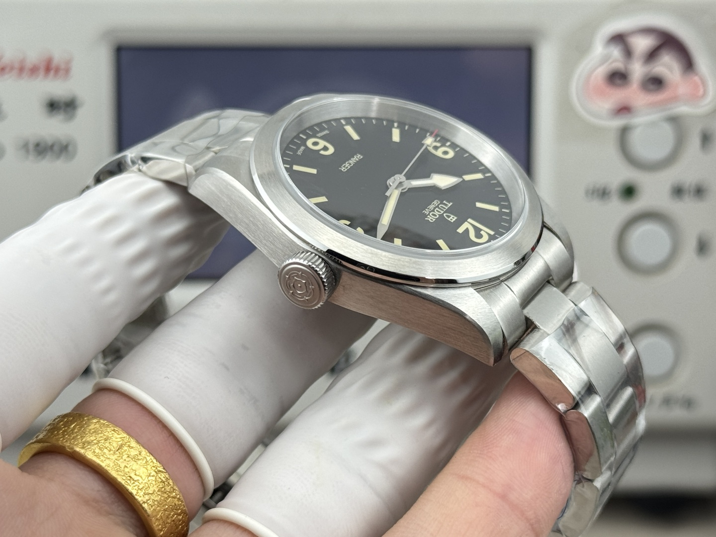 5802-6a11af00dbe82a49b3975dfe65595e7c504b4bbd8b22affb16e3f209e244cbf3 Tudor Ranger watch – 39mm steel case, Steel bracelet – m79950-0001 1:1 Superclone
