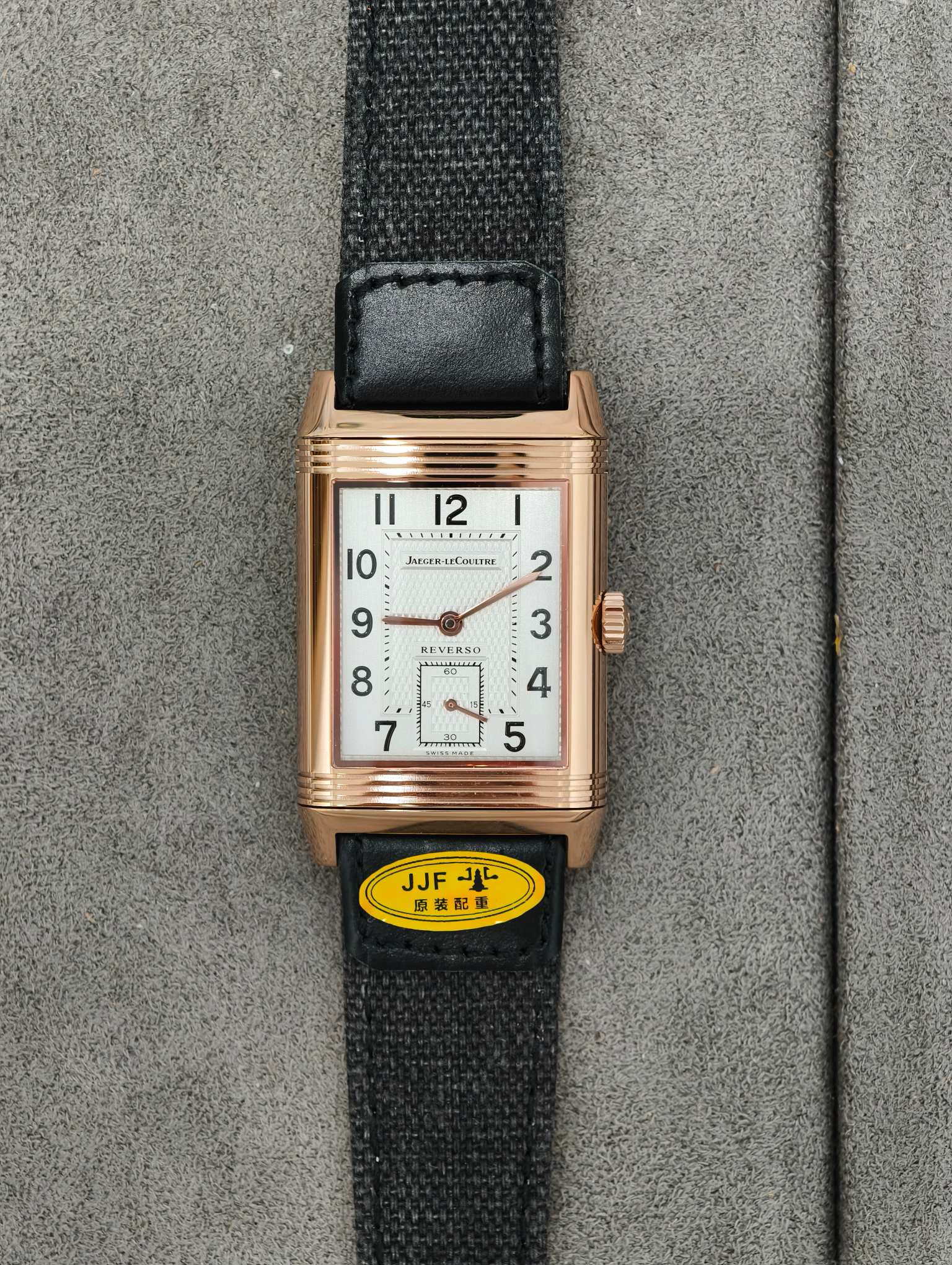 12473-212ffc687ab71c54497426b1d0f85bb624f329247fa48f6c517ae7e203a7f935 Jaeger-LeCoultre Reverso JJF Factory Configuration 852041 1:1 Superclone