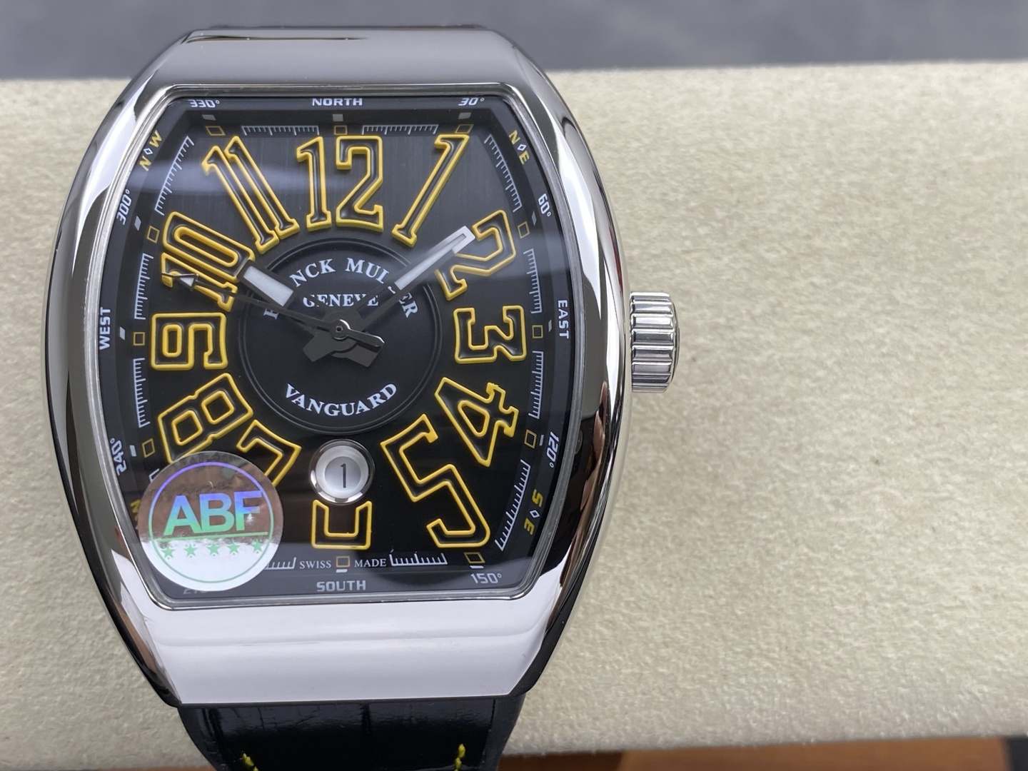 6027-3f1e9e196cde371a2f5ea9f00d14026d3c80e8351177499b1e2221620f61ed15 Franck Muller Vanguard V45 Carbon composite 45 mm ABF Factory Configuration B5097C 1:1 Superclone