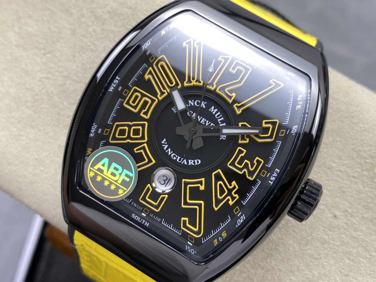 11747-79e4997d2c017ba581c4035cbe7bacf57020127b6d8a4b27f9ea2ec5a6766401 Franck Muller Vanguard V45 Carbon composite 45 mm ABF Factory Configuration 9FBBAB 1:1 Superclone