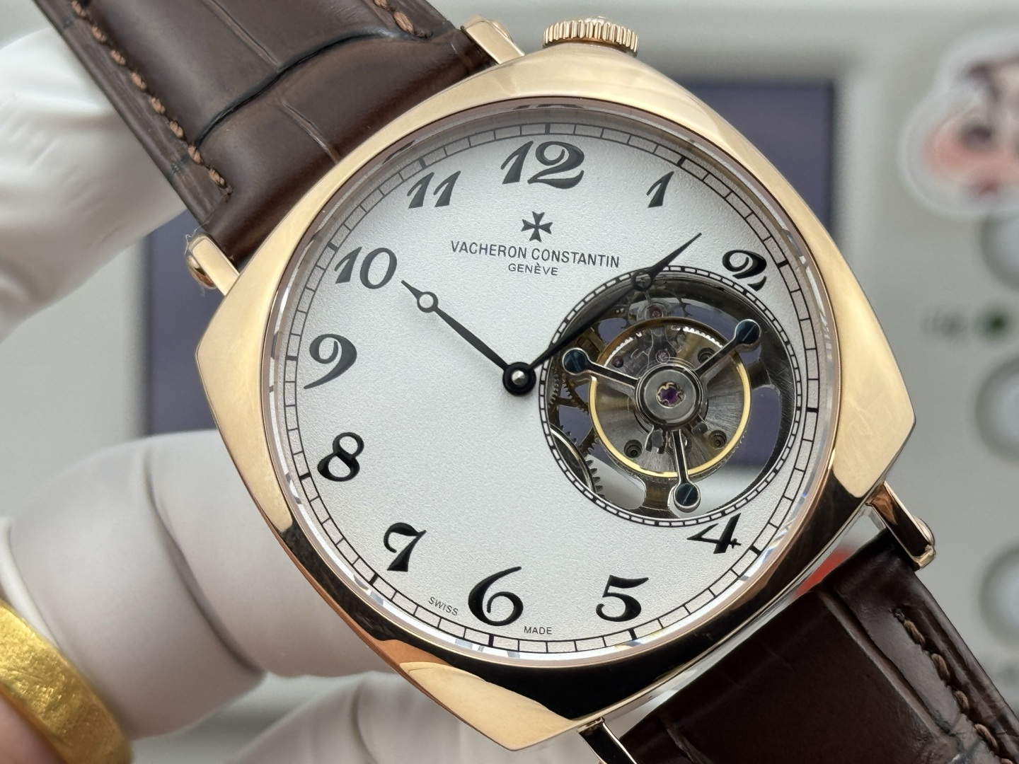 7425-a70bb090d40b8b55ee456b9d4bbc89fa9891e24be3bf1e2037df04029f4dcffe Vacheron Constantin Historiques American 1921-Inspired Tourbillon 6E00D6 1:1 Superclone