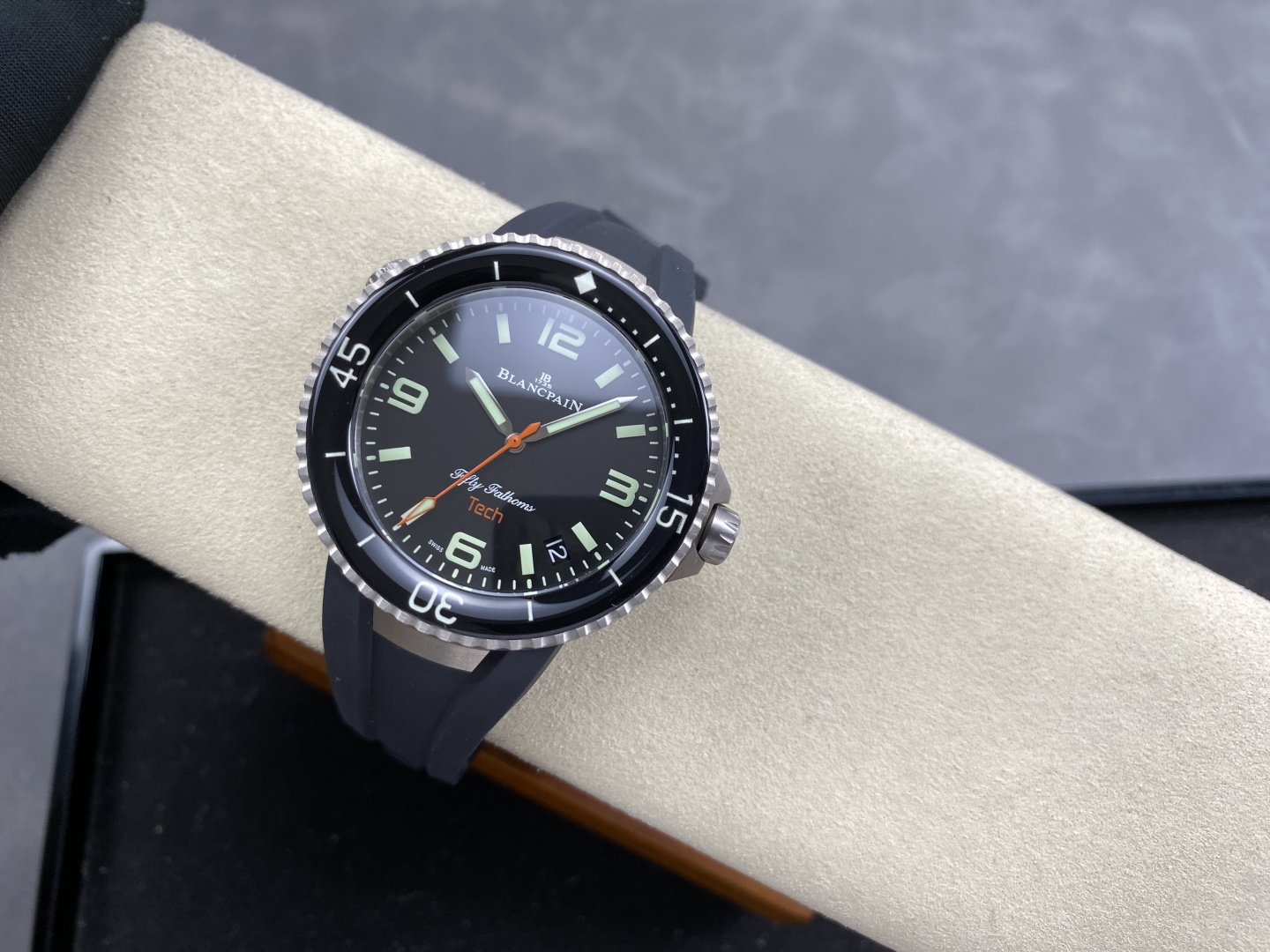 Blancpain Fifty Fathoms Rubber strap 45 mm Configuration 9383BE 1:1 Superclone