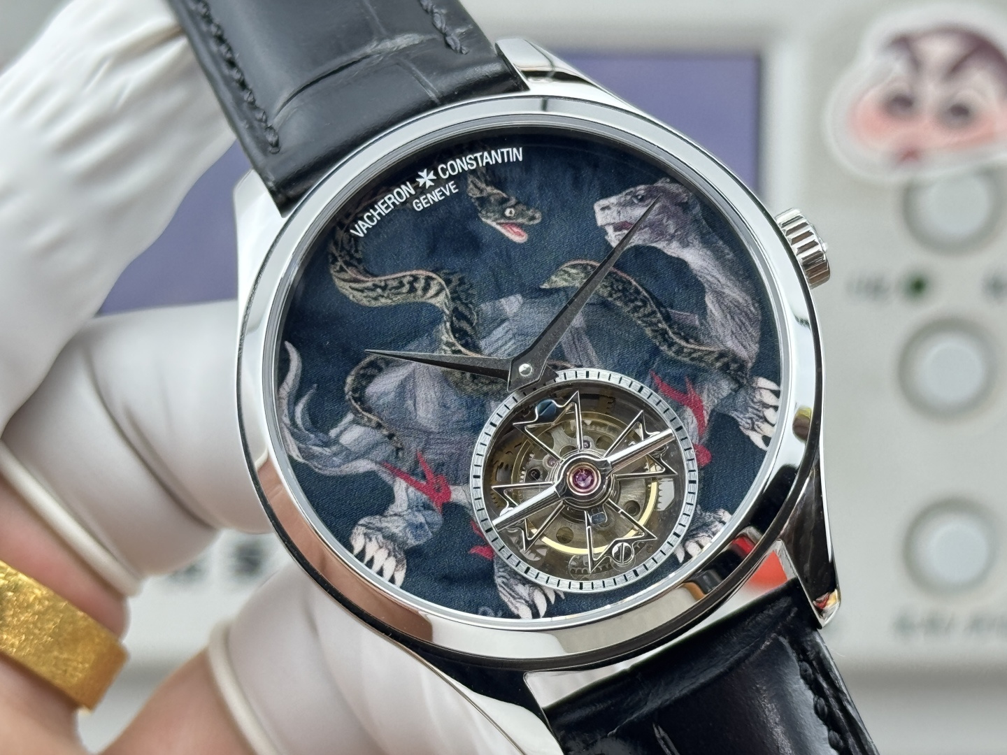 14058-00d134de137242eb187514335072fd34356be58dde25a78b275b21671badb8f0 Vacheron Constantin Overseas 42 mm Tourbillon Manual-wind ANT Factory Configuration A196FF 1:1 Superclone