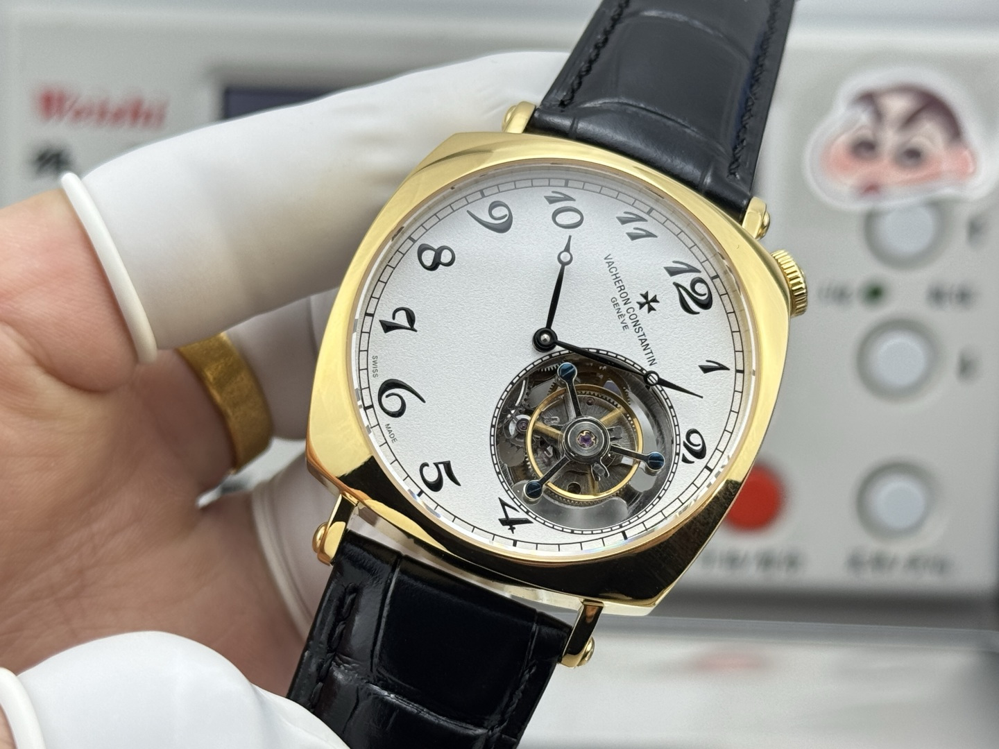 9826-0b454c44fa7d4fa0341b7a4b549f15371f767cd434d9111a06ca141b9cfcfd3a Vacheron Constantin Historiques American 1921-Inspired Tourbillon 71B5AF 1:1 Superclone