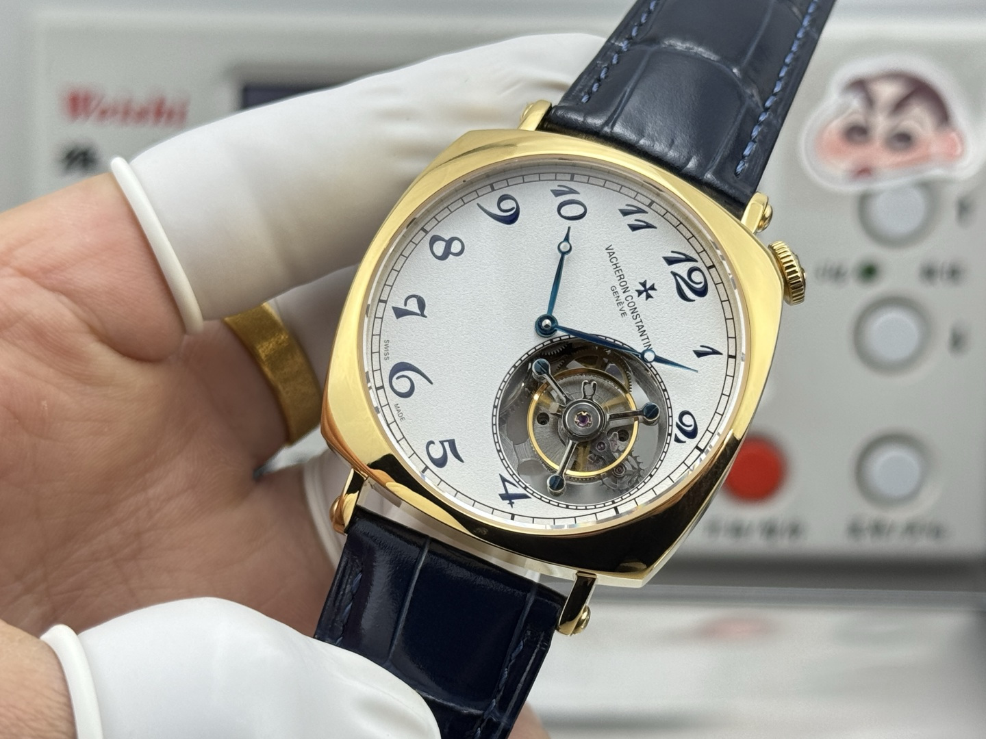 4949-c68cf85131ee18e83e7f93e826e0ad11d84ab7f8afc1e98e9b7c94715026b320 Vacheron Constantin Historiques American 1921-Inspired Tourbillon 76CE06 1:1 Superclone