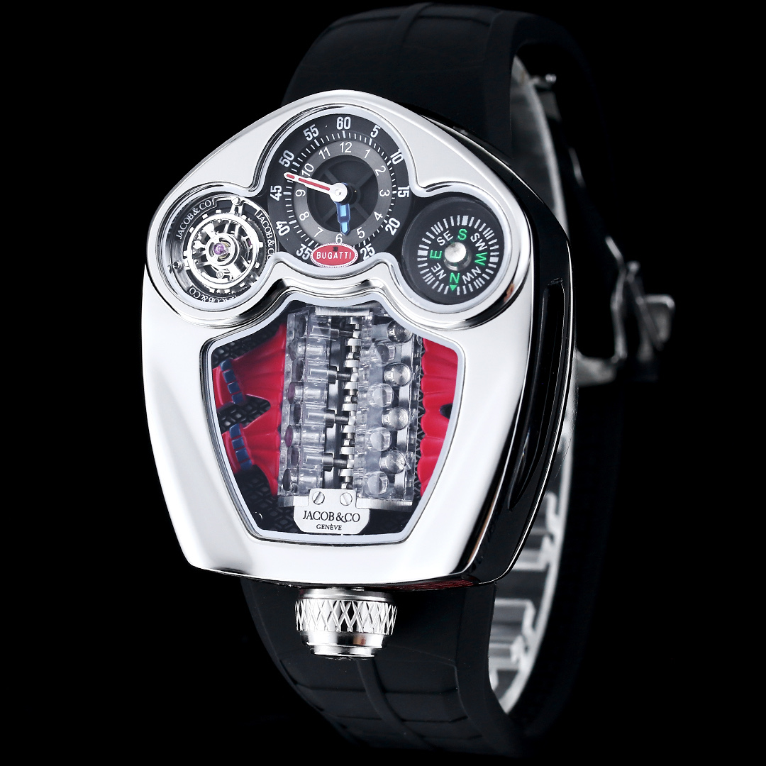 Jacob & Co. Bugatti Chiron Platinum Tourbillon Configuration 330162 1:1 Superclone