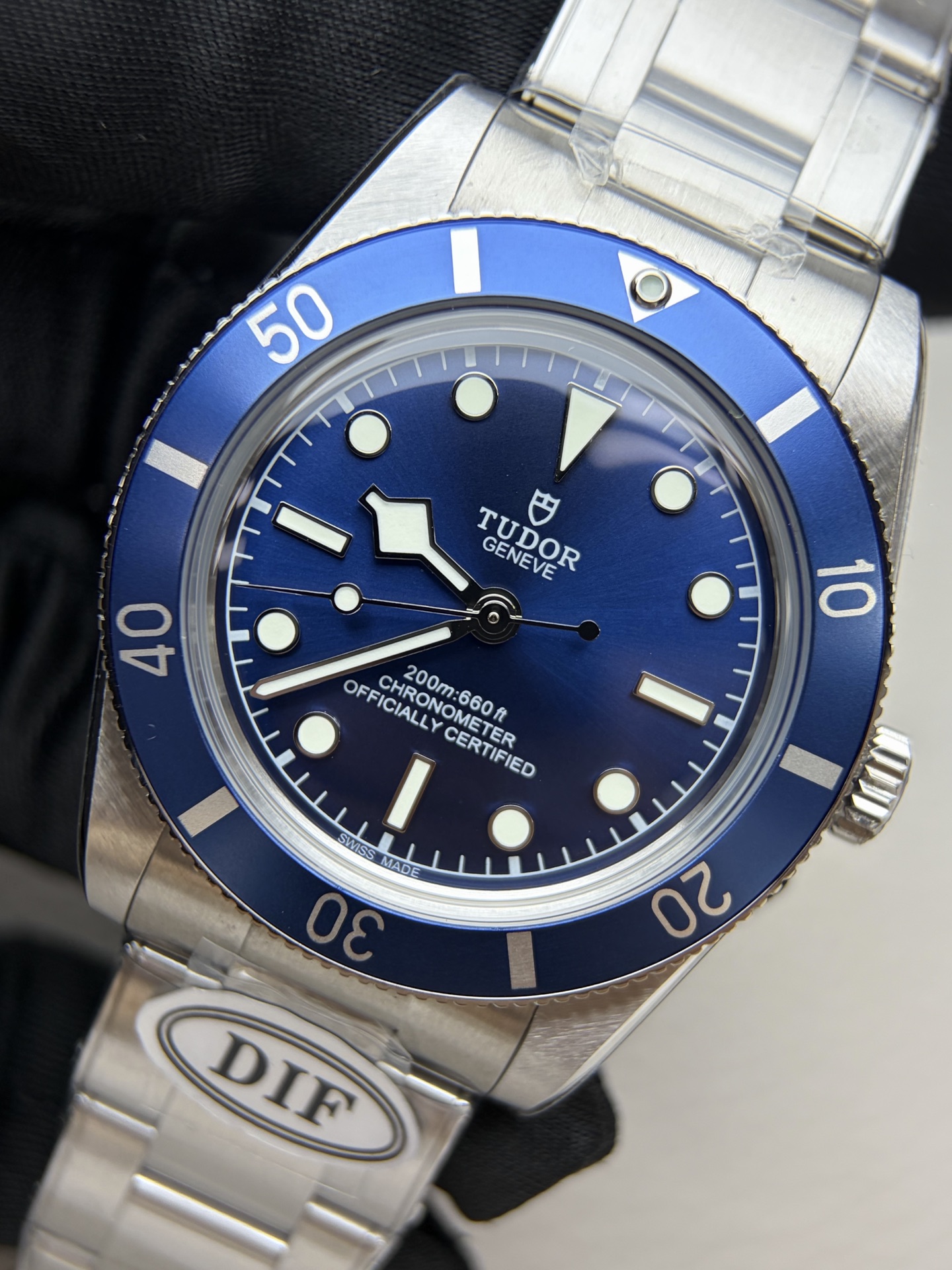5301-4c5b90d15797f73dbe9c5df3d6d444b0b47fdc7bcaf7b20b6676503a80117bca Tudor Black Bay Blue dial 37 mm Configuration A78E35 1:1 Superclone