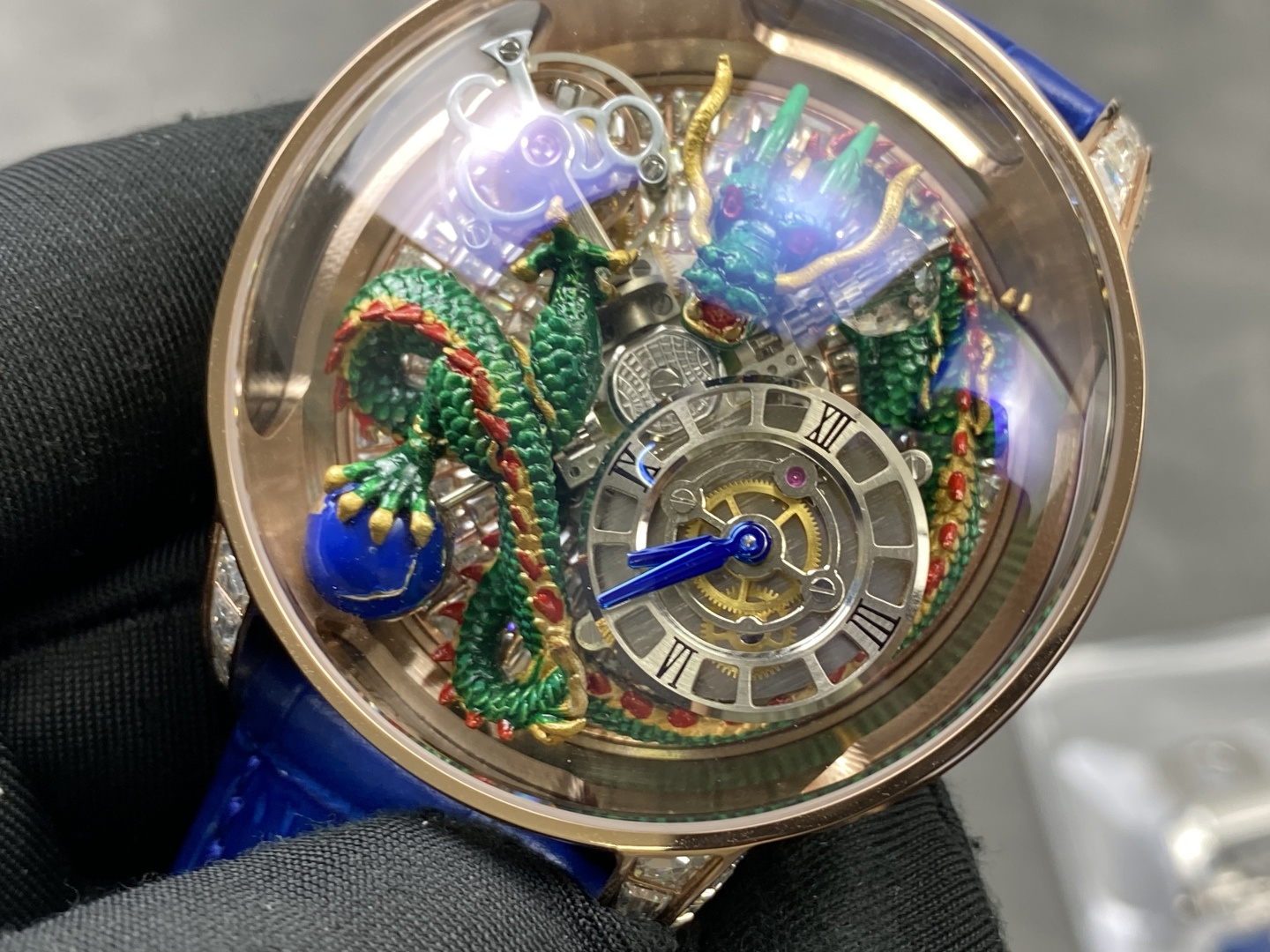 12914-bc4d790c4ace42349f5835630f499486d229120c67cb20e3e87ebeee15387e57 Jacob & Co. Astronomia Configuration 567749 1:1 Superclone