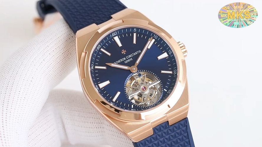 Vacheron Constantin Overseas Stainless steel Blue 42.5X13.5 mm Tourbillon MKS Factory Configuration 0A575A 1:1 Superclone