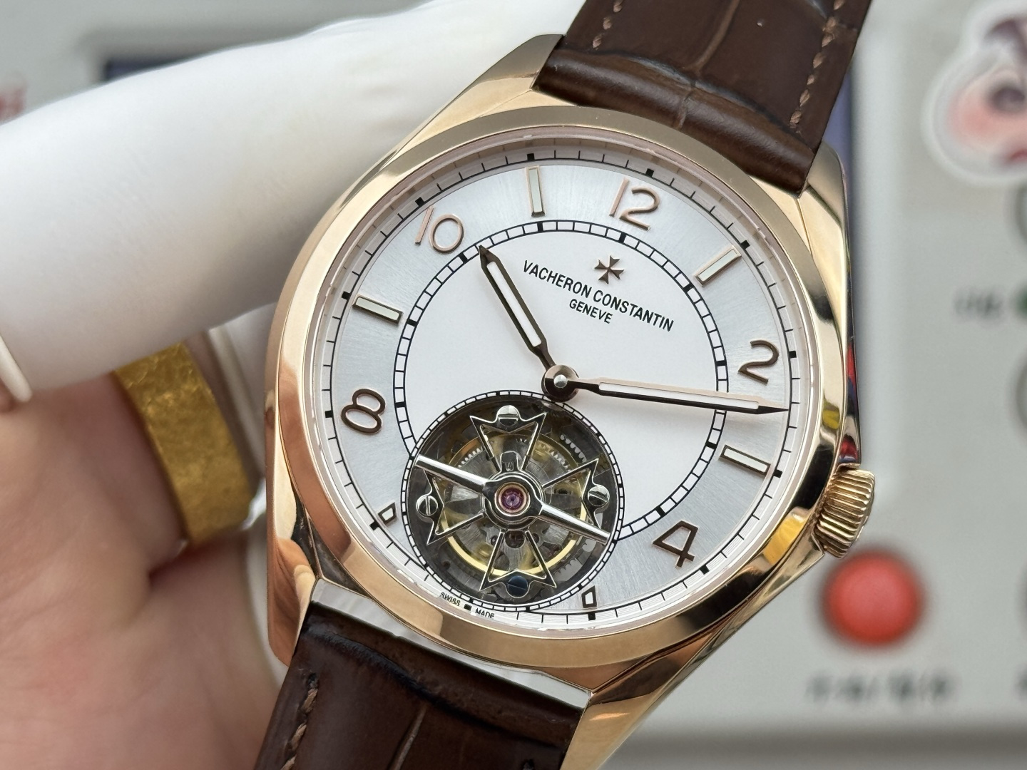 14452-b7da0139f203cd94321a8a432693dce3b1bb62fcd2cbc566e93a5e972815e806 Vacheron Constantin Fiftysix tourbillon – 41 mm – Pink Gold Watch 6000E/000R-B488 (X60R2316) 1:1 Superclone