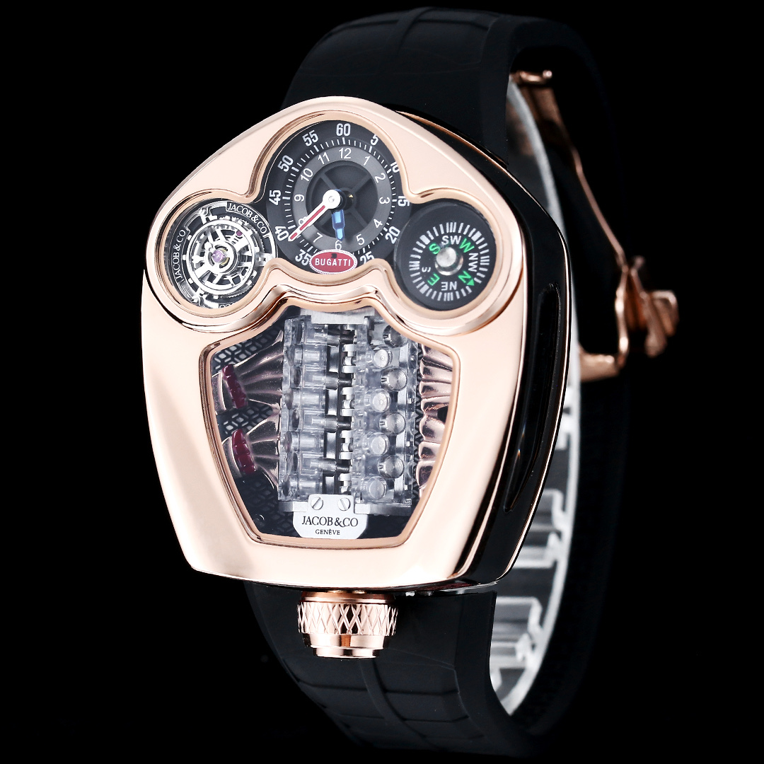 Jacob & Co. Bugatti Chiron Platinum Tourbillon Configuration 55ACC1 1:1 Superclone