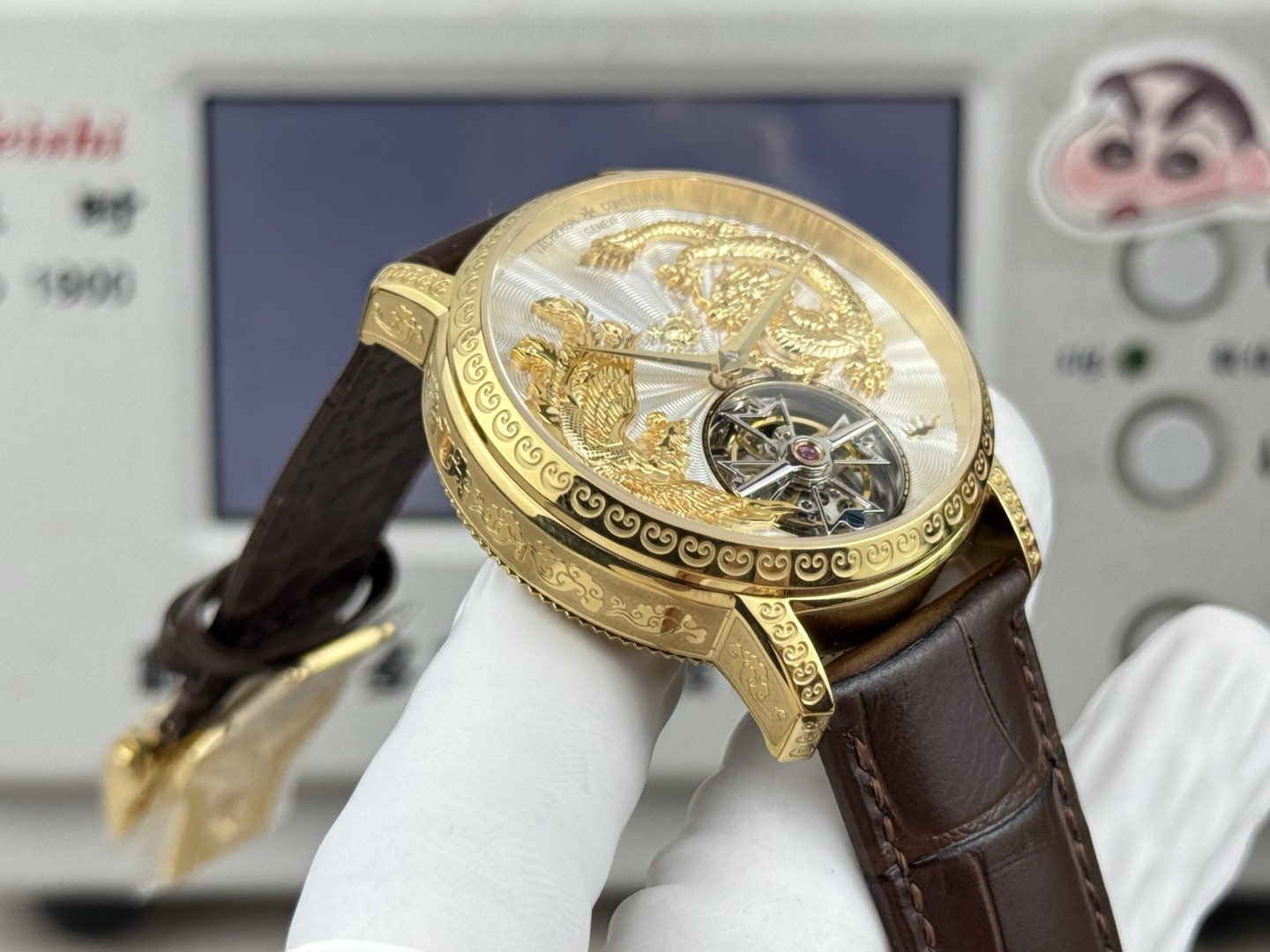 Vacheron Constantin Traditionnelle Rose-gold tone Black dial 41 mm Tourbillon Manual-wind ANT Factory Configuration 28CC15 1:1 Superclone