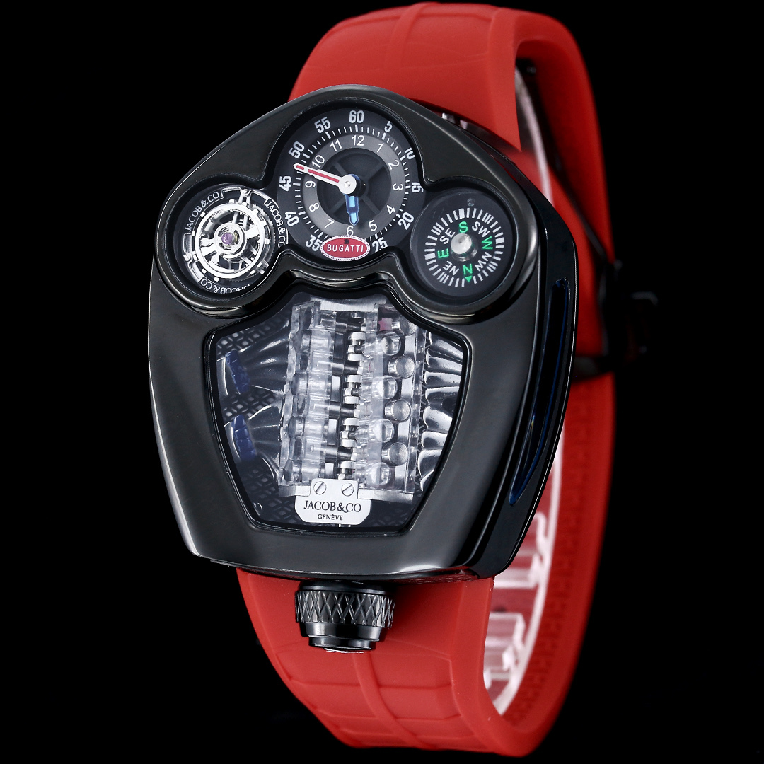 Jacob & Co. Bugatti Chiron Platinum Tourbillon Configuration EA1D39 1:1 Superclone