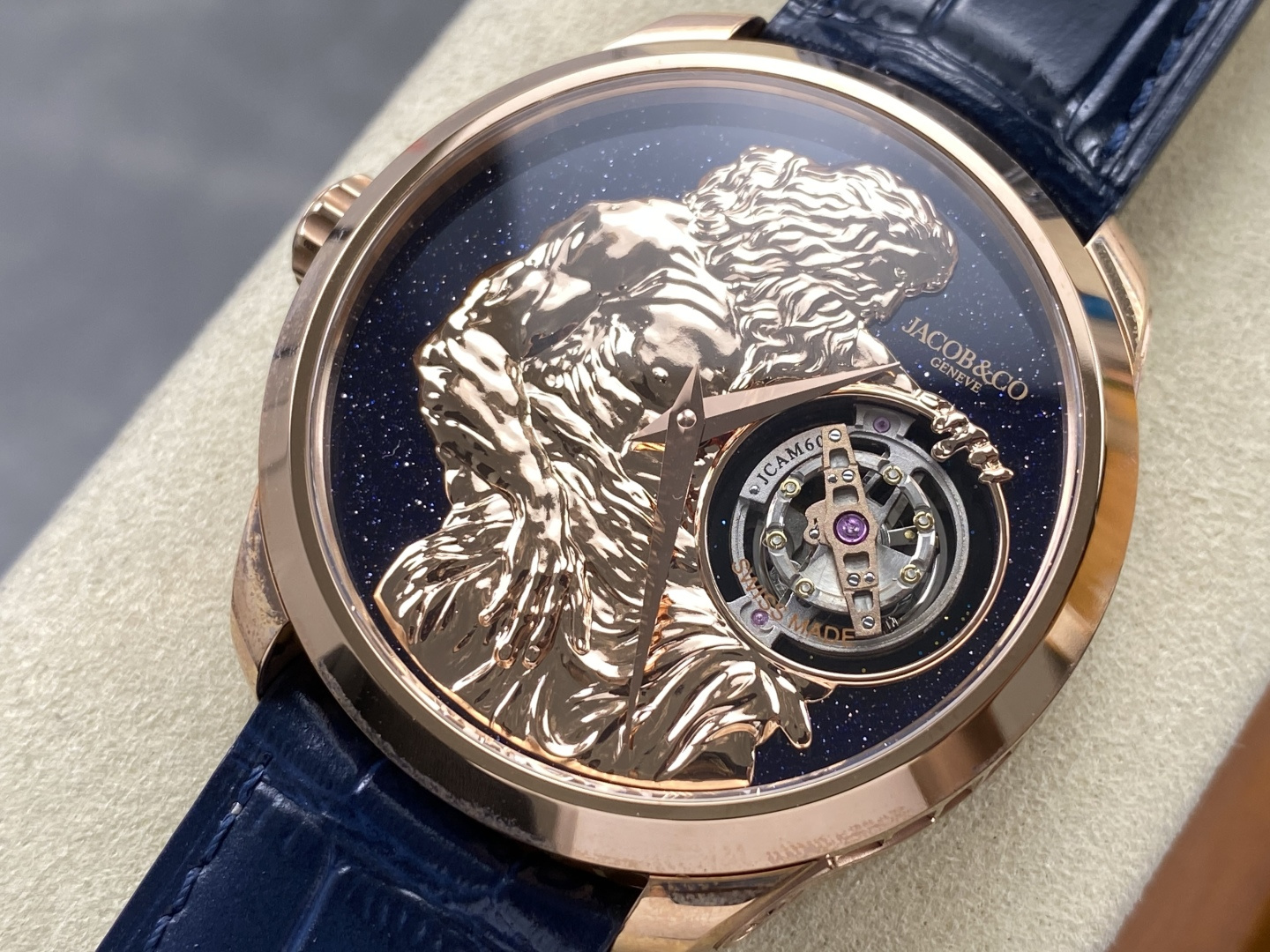 14041-a2934ff51887f7c0db8d30c844d4cedd7e6ce46e442dd4ad686b479f2fbb0cc9 Jacob & Co. Astronomia Leather strap Tourbillon Configuration E26ABE 1:1 Superclone