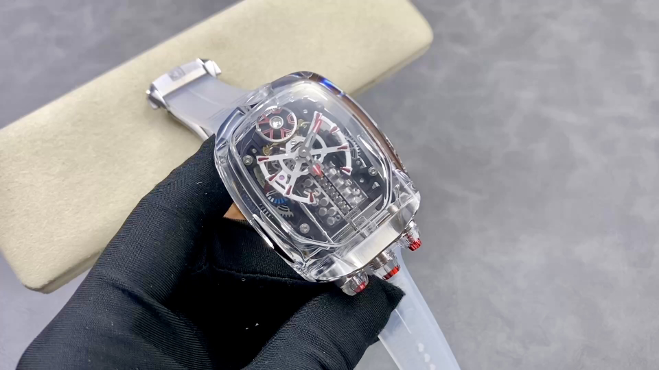 Jacob & Co. Bugatti Chiron Platinum Configuration E8A871 1:1 Superclone
