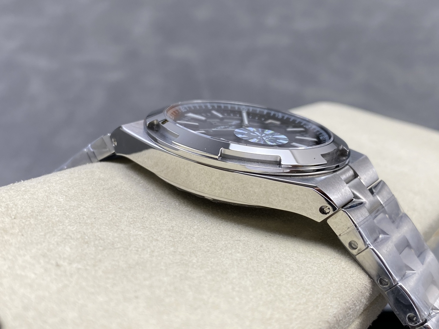 14427-108a134a0cdf056d1d40b3fdd35c30b6a1e66c603325c265da10261262831c8d Vacheron Constantin Overseas 4500V Stainless steel Rose Stainless-steel bracelet K1 Factory Configuration C02DD5 1:1 Superclone