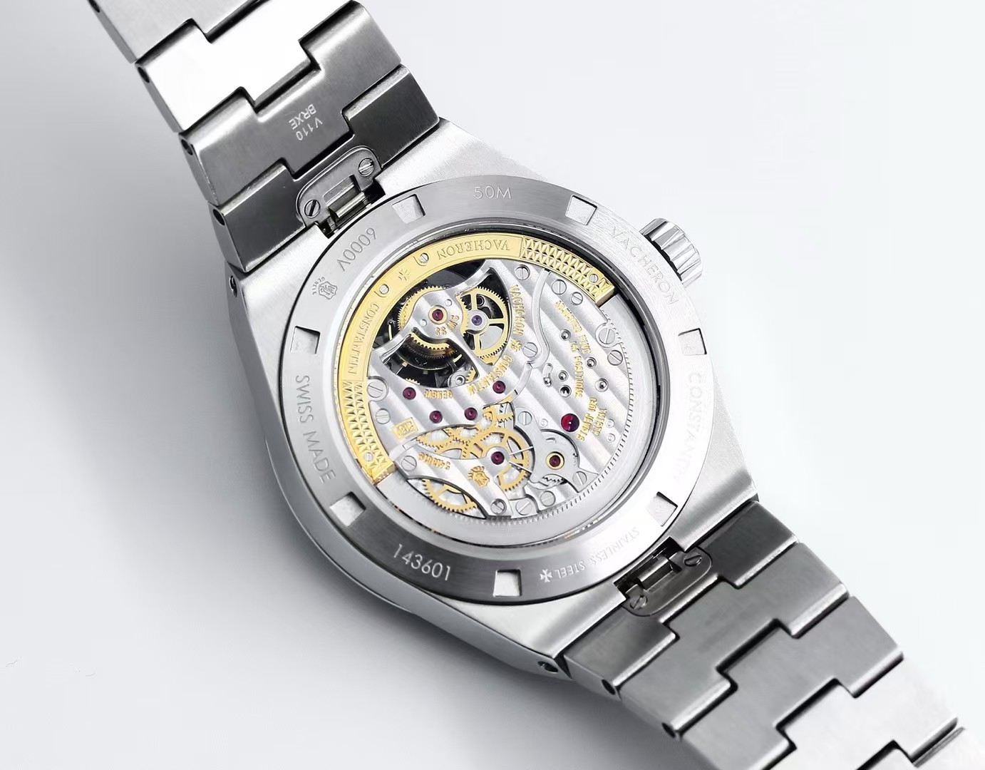 8464-5b2137f8e12cb8d1f698bb9219411577c3a9ca30be04a928573a9ca0d4559eb0 Vacheron Constantin Overseas Stainless steel Blue 42.5X13.5 mm Tourbillon Configuration 5D7513 1:1 Superclone