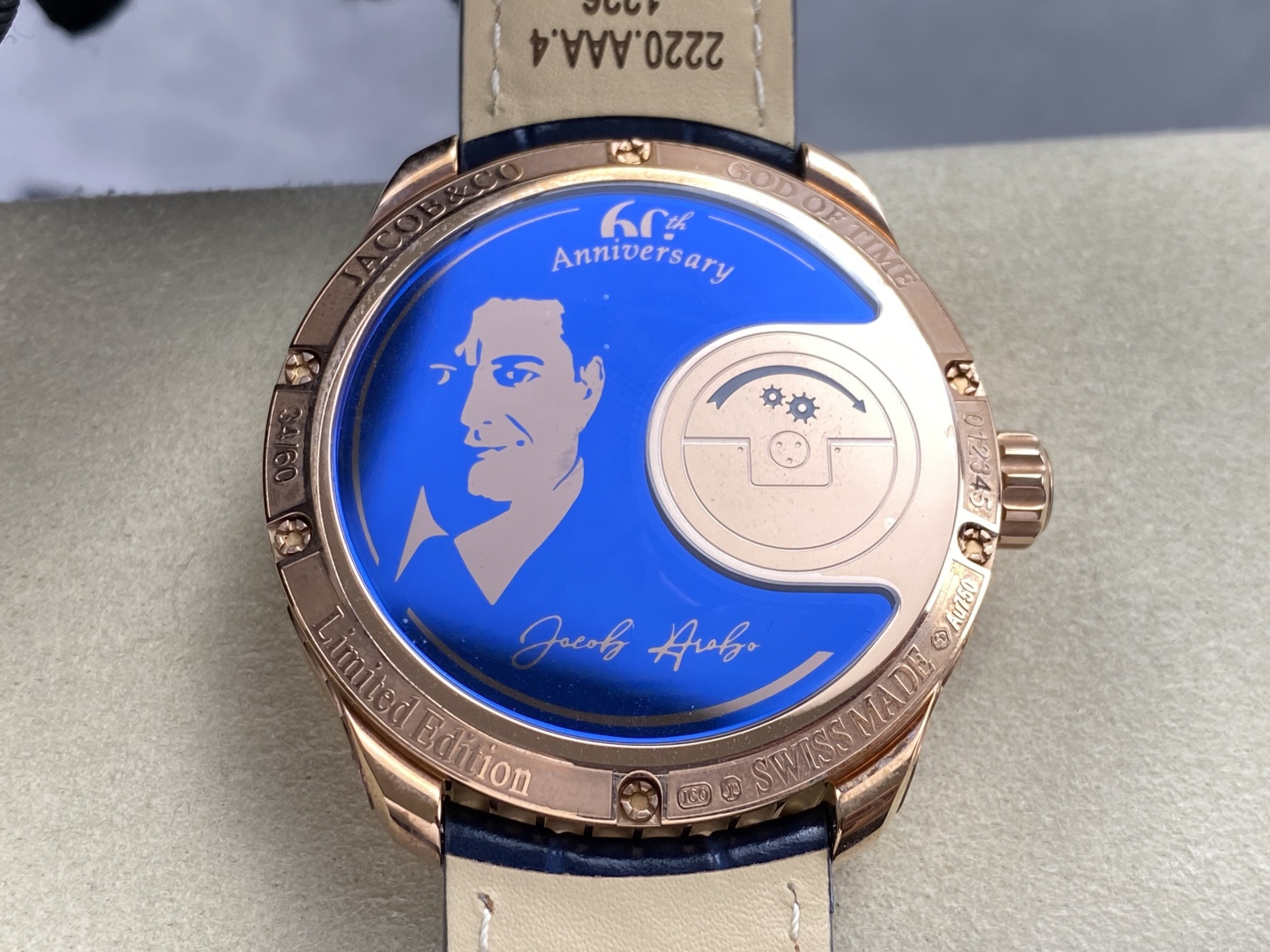 14045-bbdfd15358a2a480382a293e242aea0d63923010d923500c56a08abea066c46c Jacob & Co. Astronomia Leather strap Tourbillon Configuration E26ABE 1:1 Superclone