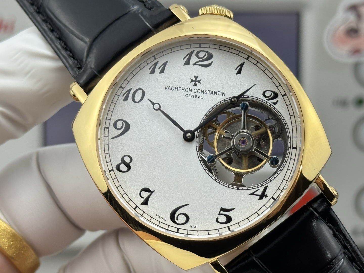 9829-7eeb5b7aff74846d2c16cf5d118a186b22a29c4e53f72333d127253618364956 Vacheron Constantin Historiques American 1921-Inspired Tourbillon 71B5AF 1:1 Superclone