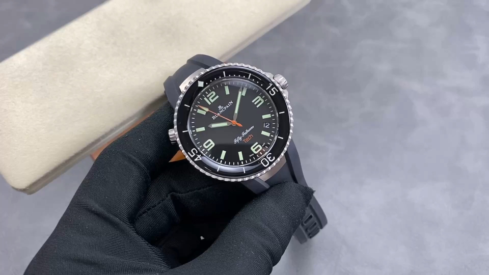 Blancpain Fifty Fathoms Rubber strap 45 mm Configuration 781F17 1:1 Superclone