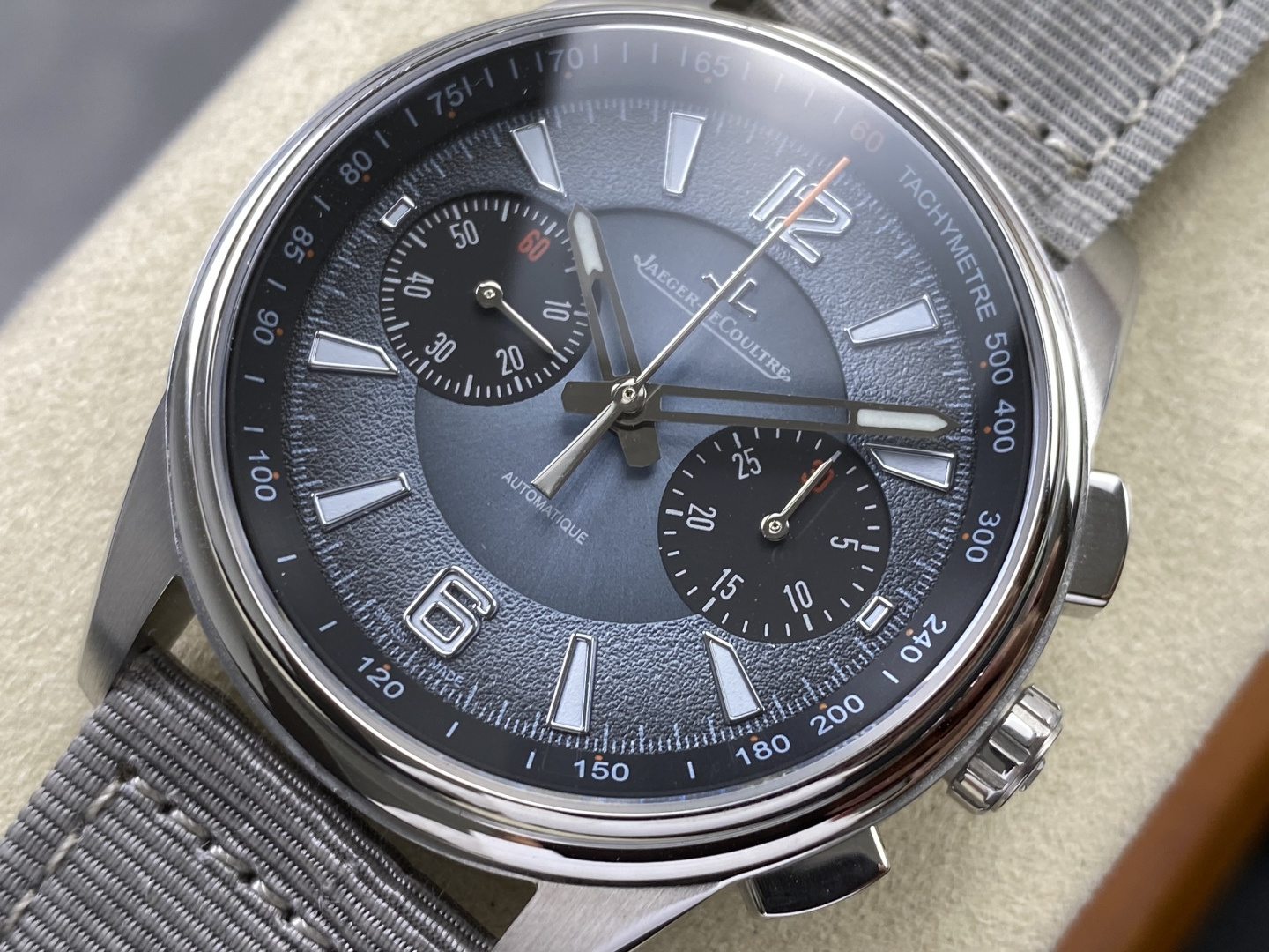 529-6c85ea546f0bbb2ee9bacc9c4c9f10e062bcb756f706088ee00cf1e024d31dce Jaeger-LeCoultre Polaris Stainless steel 42 mm Chronograph KR Factory Configuration E75200 1:1 Superclone