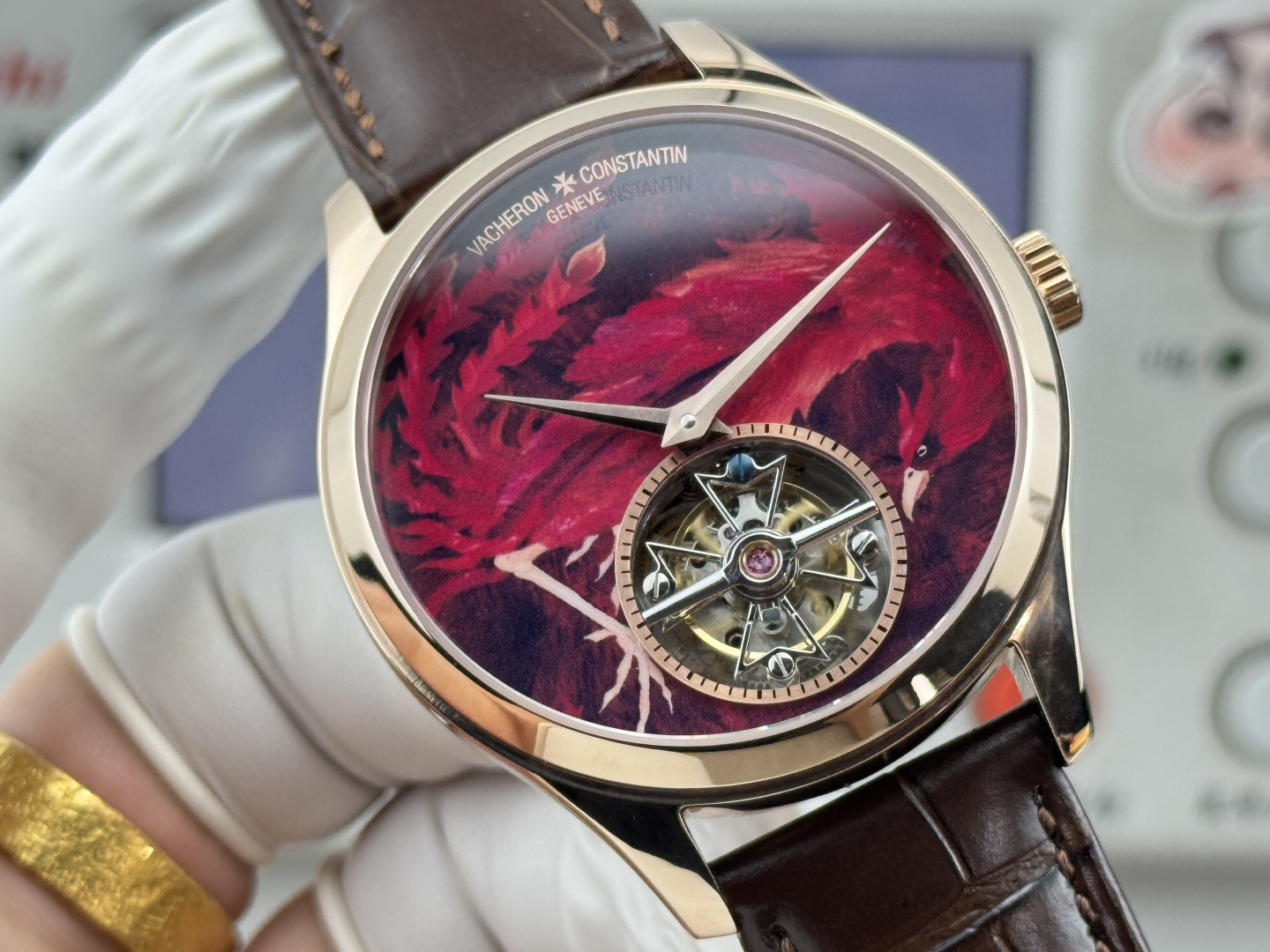 13226-94ac928b27470d12294ed2f275f999cae8f1c5c08f3888a4bd705183cce1edf8 Vacheron Constantin Overseas 42 mm Tourbillon Manual-wind ANT Factory Configuration 6EB041 1:1 Superclone