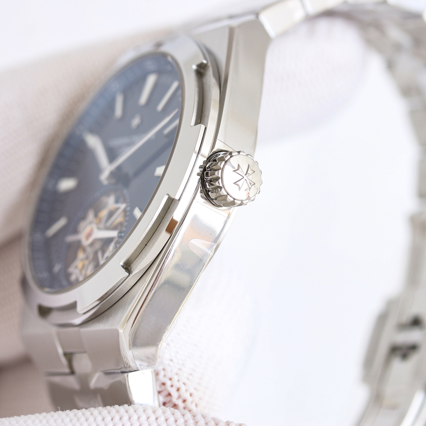 8449-4aee7c35a9462ca20deeb373b9dbaf0123656d5afc467a798faf4fedd7f20cef Vacheron Constantin Overseas Stainless steel Blue 42.5X13.5 mm Tourbillon MKS Factory Configuration 159036 1:1 Superclone