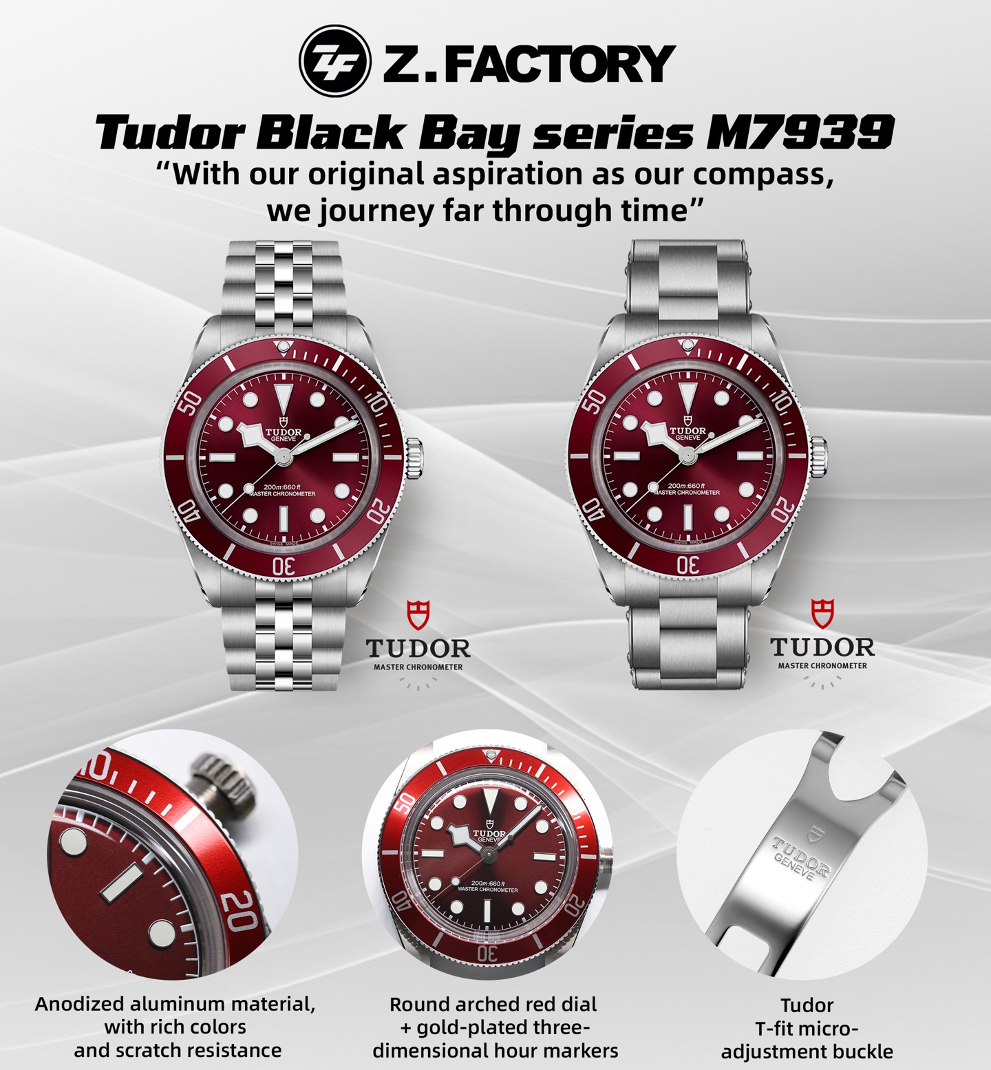 Tudor Black Bay ZF Factory Configuration 50D4EE 1:1 Superclone