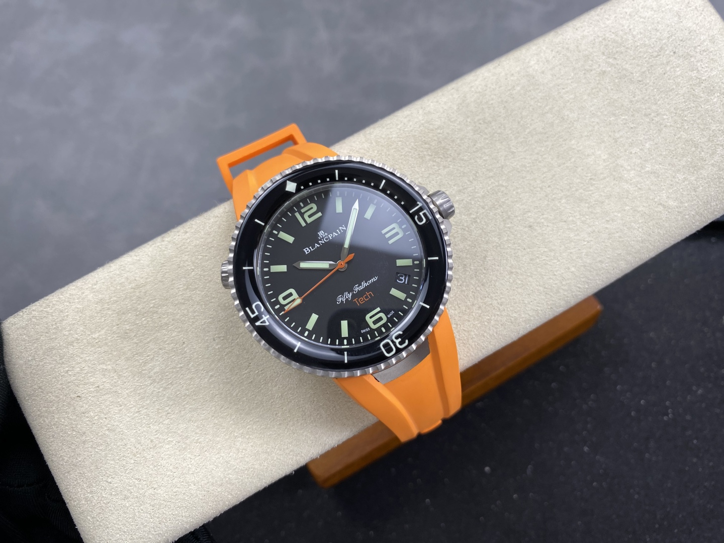 Blancpain Fifty Fathoms Rubber strap 45 mm Configuration 6EAB1E 1:1 Superclone