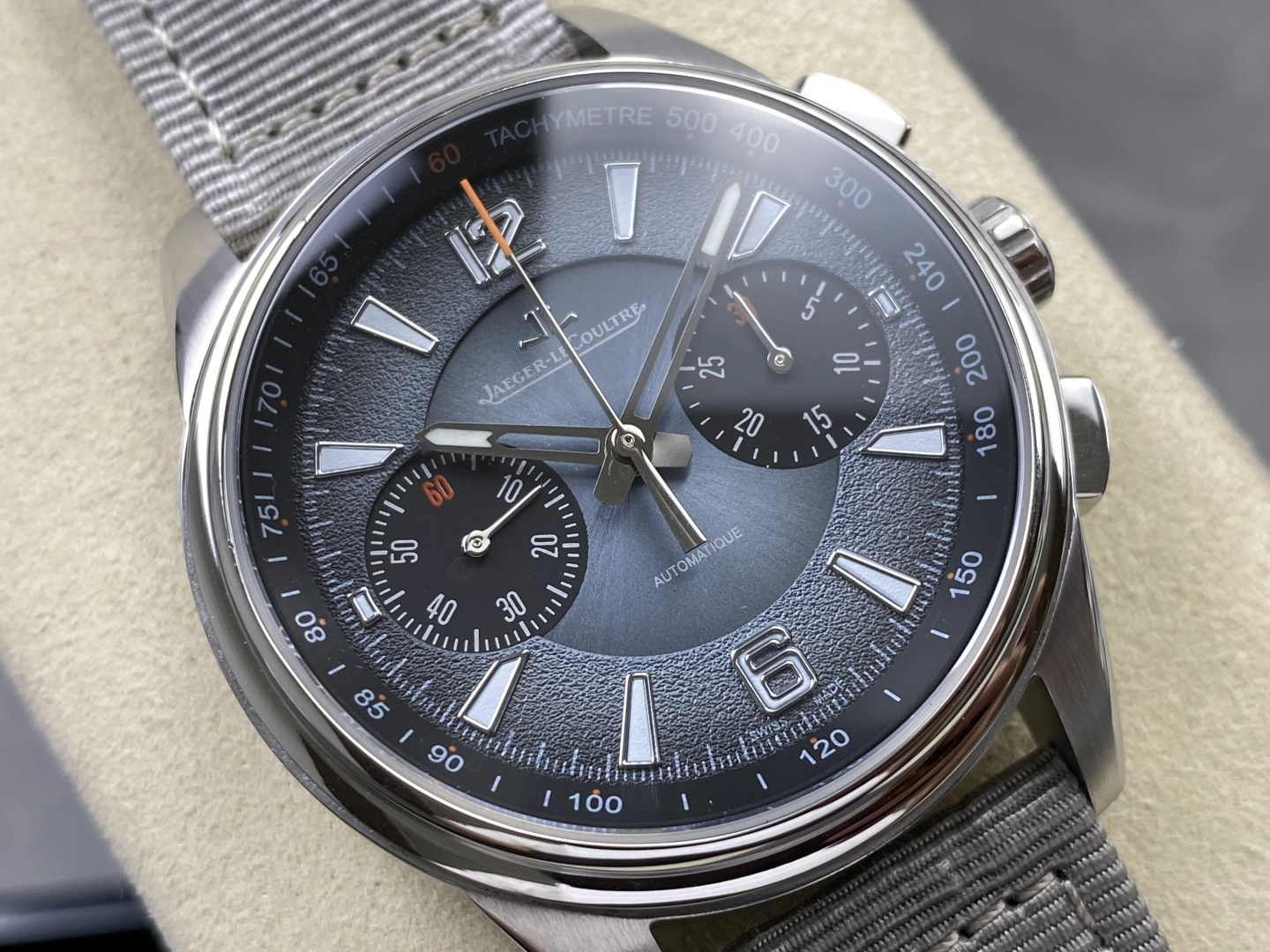 528-fa50f402172be67dc763dd41bee3ba936996636345ad1aa5a4229a65e0cb6b9e Jaeger-LeCoultre Polaris Stainless steel 42 mm Chronograph KR Factory Configuration E75200 1:1 Superclone